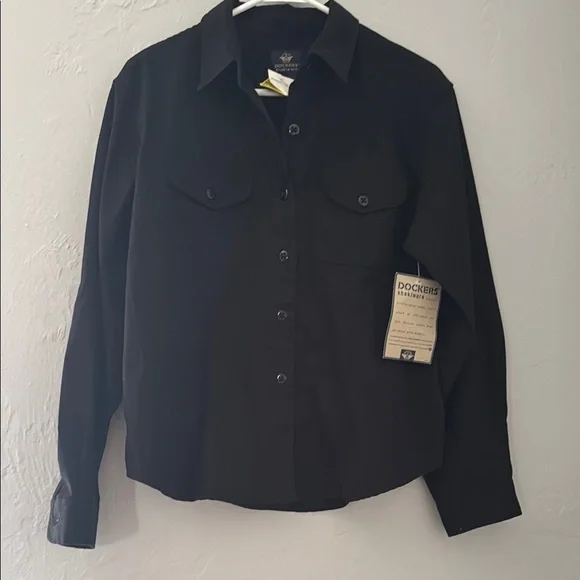 Dockers Black Utility Jacket 141 - Picture 1 of 10
